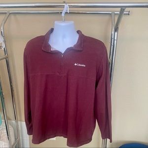 Columbia 3/4 zip XL